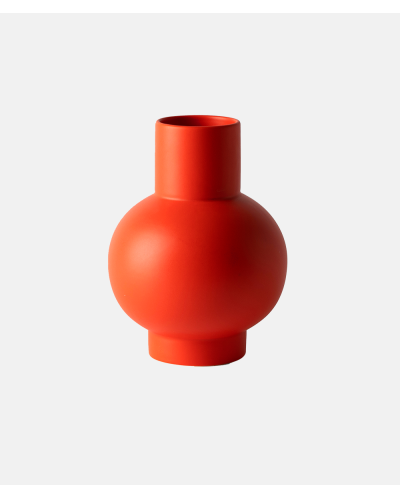 Raawii Strøm Stor Vase - Strong Coral